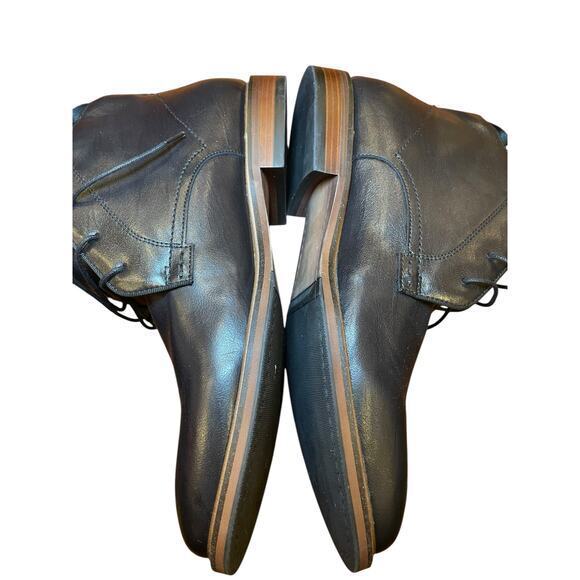 NWOT Steve Madden Men's 8 Chevy Chukka Boot Men Black & Brown Lace Up Dress Boot - Picture 13 of 16